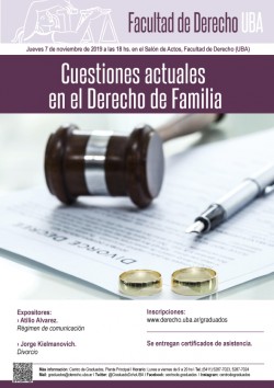Cuestiones actuales en el Derecho de Familia