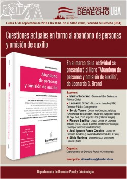 Cuestiones actuales en torno al abandono de personas y omisión de auxilio