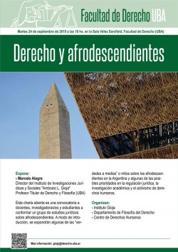 Derecho y afrodescendientes