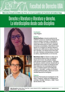 Derecho y literatura y literatura y derecho. La interdisciplina desde cada disciplina