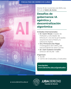 Desafíos de gobernanza: IA agéntica y descentralización algorítmica