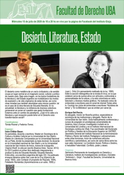 Desierto, Literatura, Estado