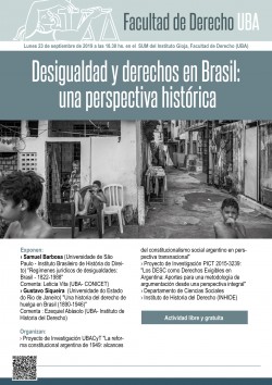 Desigualdad y derechos en Brasil: una perspectiva histórica