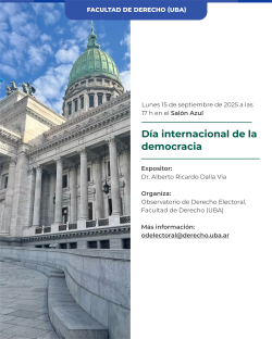 Día internacional de la democracia