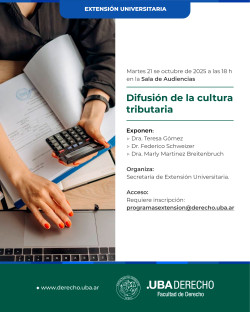 Difusión de la cultura tributaria