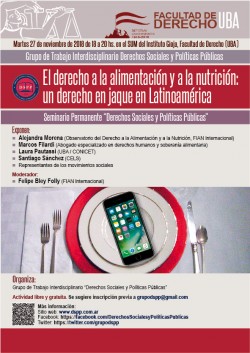 El derecho a la alimentación y a la nutrición: un derecho en jaque en Latinoamérica
