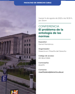 El problema de la ontología de las normas