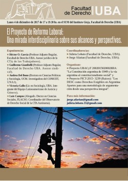 El Proyecto de Reforma Laboral: Una mirada interdisciplinaria sobre sus alcances y perspectivas