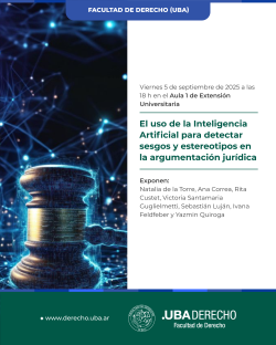 El uso de la Inteligencia Artificial para detectar sesgos y estereotipos en la argumentación jurídica