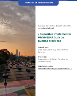 ¿Es posible implementar PROMESA? Guía de buenas prácticas