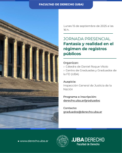 Fantasía y realidad en el régimen de registros públicos