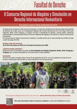 II Concurso Regional de Alegatos y Simulación en Derecho Internacional Humanitario