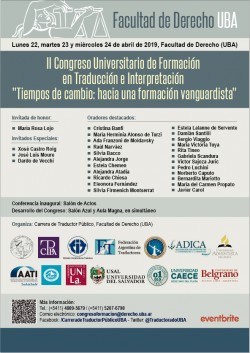 II Congreso Universitario de Formación en Traducción e Interpretación. "Tiempos de cambio: hacia una formación vanguardista"