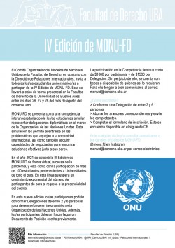 IV Edición de MONU-FD