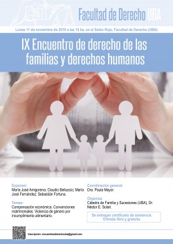 IX Encuentro de derecho de las familias y derechos humanos
