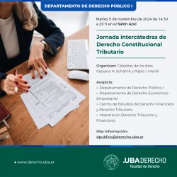 Jornada intercátedras de Derecho Constitucional Tributario