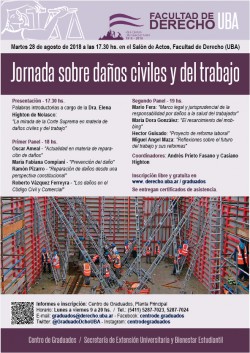Jornada sobre daños civiles y del trabajo