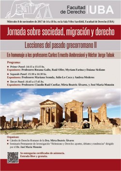Jornada sobre sociedad, migración y derecho