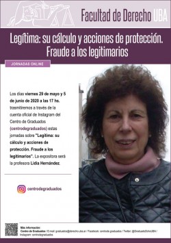 Jornadas "Legítima: Su cálculo y acciones de protección. Fraude a los legitimarios"