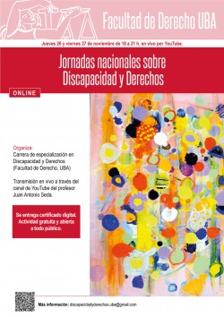 Jornadas nacionales sobre Discapacidad y Derechos