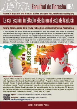 La corrección, infaltable aliada en el acto de traducir