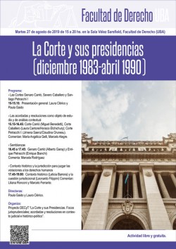 La Corte y sus presidencias (diciembre 1983-abril 1990)