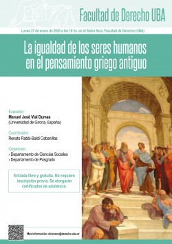 La igualdad de los seres humanos en el pensamiento griego antiguo
