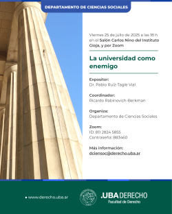 La universidad como enemigo 