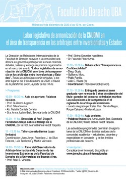 Labor legislativa de armonización de la CNUDMI en el área de transparencia en los arbitrajes entre inversionistas y Estados