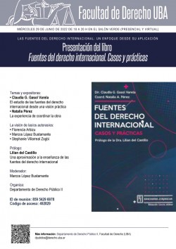 Las fuentes del derecho internacional: un enfoque desde su aplicación
