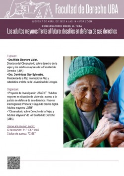 Los adultos mayores frente al futuro: desafíos en defensa de sus derechos