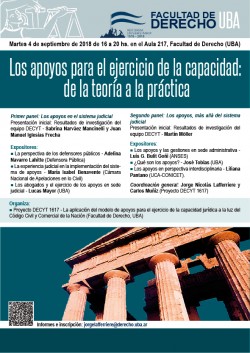 Los apoyos para el ejercicio de la capacidad: de la teoría a la práctica
