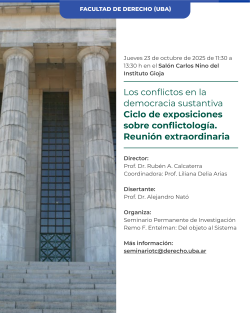 Los conflictos en la democracia sustantiva