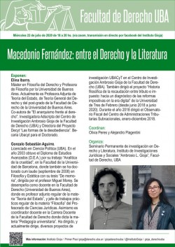 Macedonio Fernández: entre el Derecho y la Literatura