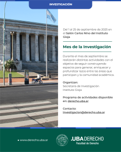 Mes de la Investigación