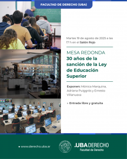 Mesa redonda "30 años de la sanción de la Ley de Educación Superior"