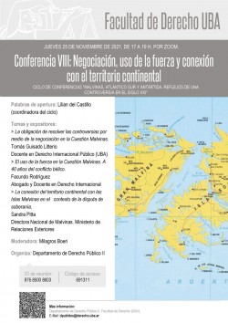 Negociación, uso de la fuerza y conexión con el territorio continental