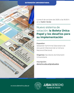 Nuevo sistema de votación: la Boleta Única Papel y los desafíos para su implementación