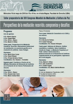 Perspectivas de la mediación: recorrido, compromiso y desafíos