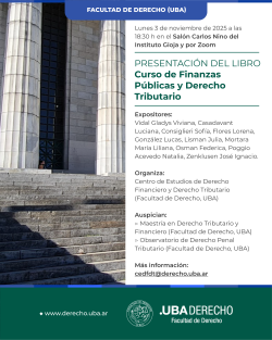 Presentación del libro <i>Curso de Finanzas Públicas y Derecho Tributario</i>
