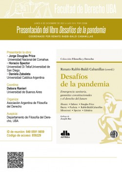 Presentación del libro <i>Desafíos de la pandemia</i>