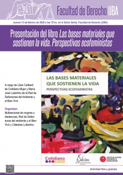 Presentación del libro <i>Las bases materiales que sostienen la vida. Perspectivas ecofeministas</i>