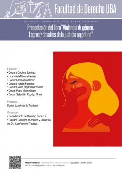 Presentación del libro <i>Violencia de género. Logros y desafíos de la justicia argentina</i>