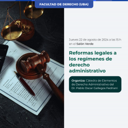 Reformas legales a los regímenes de derecho administrativo 