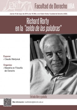 Richard Rorty en la "celda de las palabras"