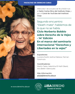 Segundo encuentro: "Death mate": hablemos de lo que no se habla