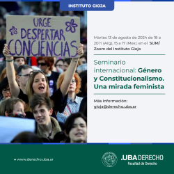 Seminario internacional: Género y Constitucionalismo. Una mirada feminista