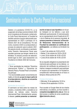 Seminario sobre la Corte Penal Internacional
