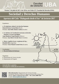 Sociedad y derechos humanos