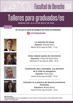 Taller online "Cómo redactar pactos de convivencia"